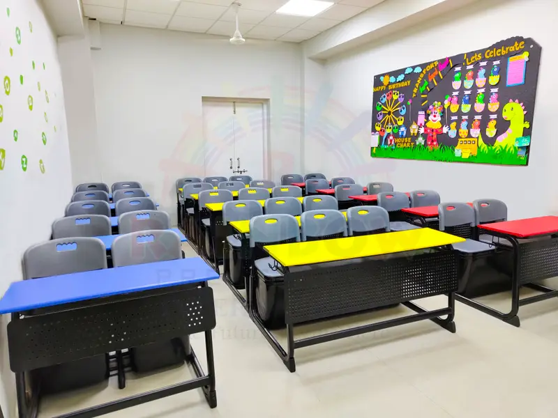 Spacious activity room at Rainbow Preschool Thane for hands-on learning