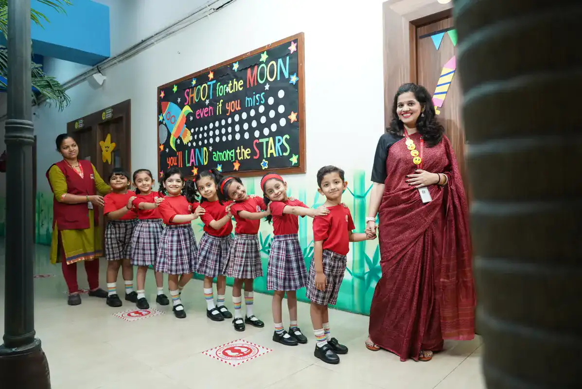 Festive celebration with children at Rainbow Preschool Thane
