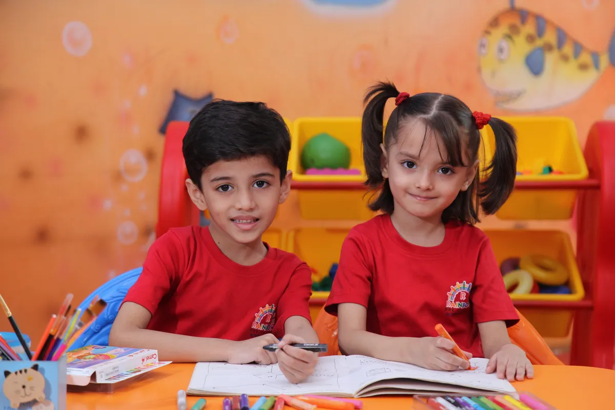 CCTV-enabled transport at Rainbow Preschool Thane — monitored school bus for child safety