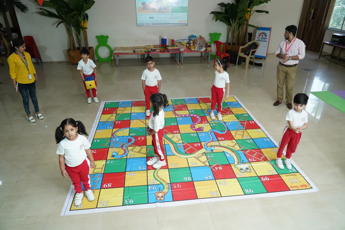 Children's Day celebration activity at Rainbow Preschool Thane