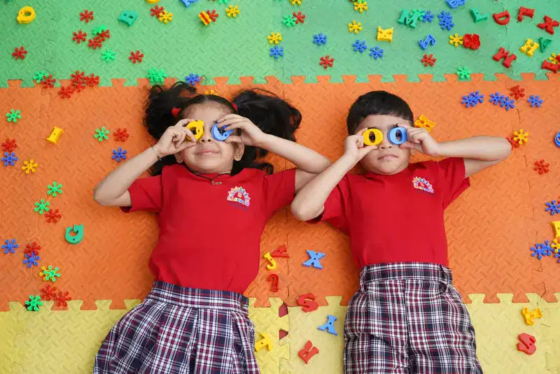 Creative classroom activity at Rainbow Preschool International Thane