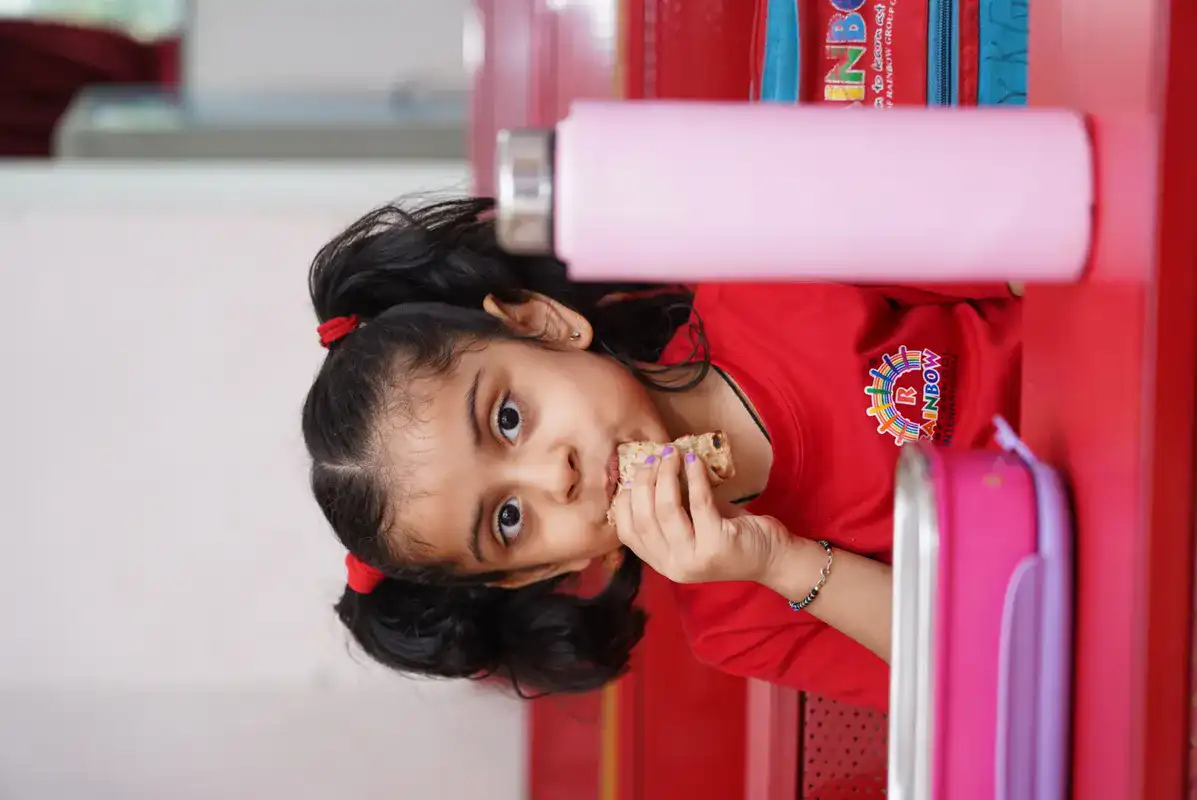 Field trip to fire station by Rainbow Preschool children in Thane