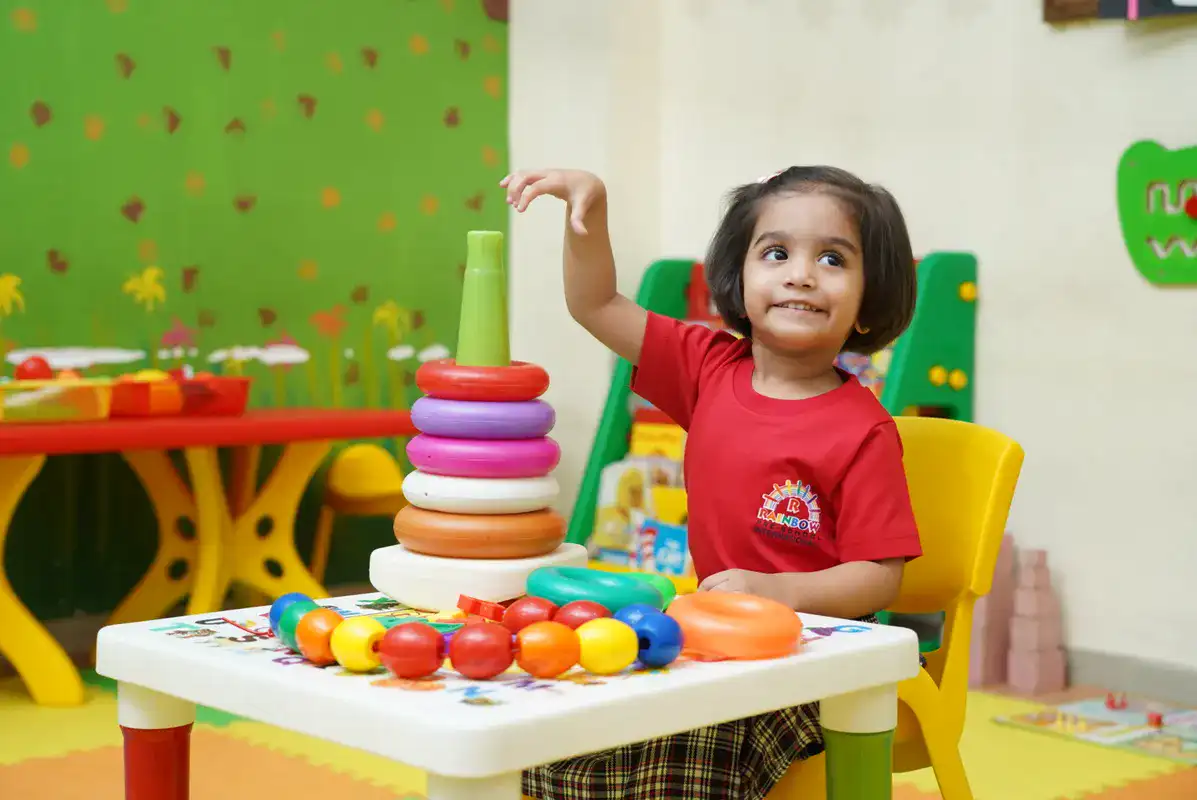 Children learning through play at Rainbow Preschool International Thane