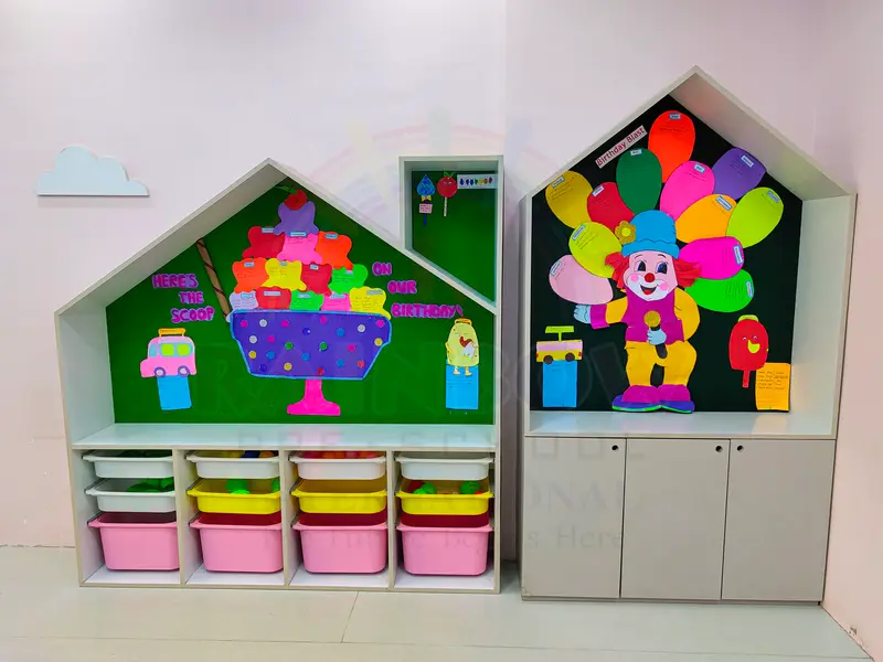 Outdoor premises for children at Rainbow Preschool International Thane