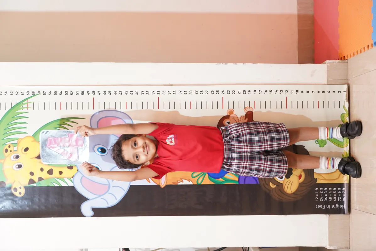Picnic to NAMCO fun zone — Rainbow Preschool children on a field trip in Thane