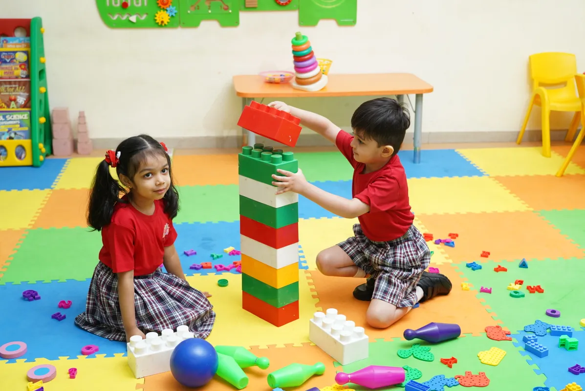 Sleep Time Setup for preschool children at Rainbow Preschool International Thane