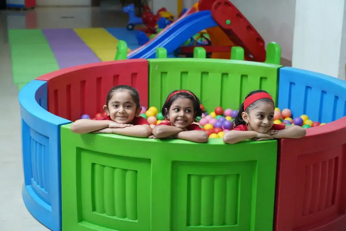 Splashy Fun Day water activity at Rainbow Preschool Thane