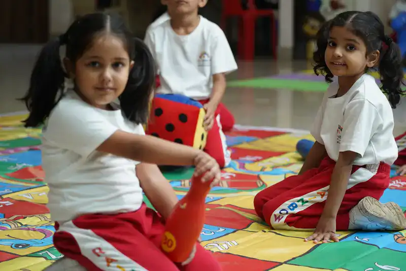 Child playing at playgroup