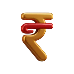 Indian rupee symbol ₹, the national currency symbol of India