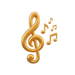 Musical notes representing Vande Mataram, India's national song